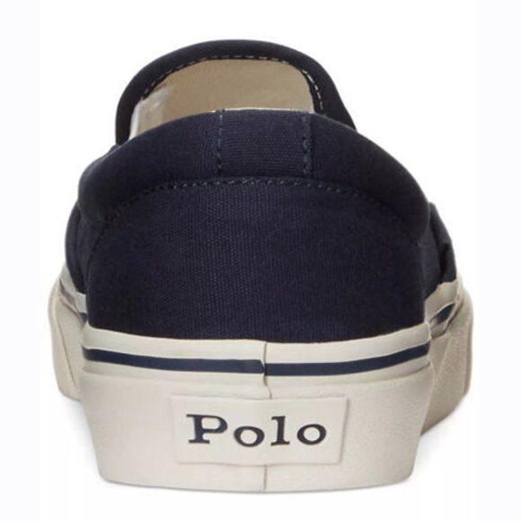 New Polo Ralph Lauren Men\'s Keaton Polo Bear Canvas Sneaker